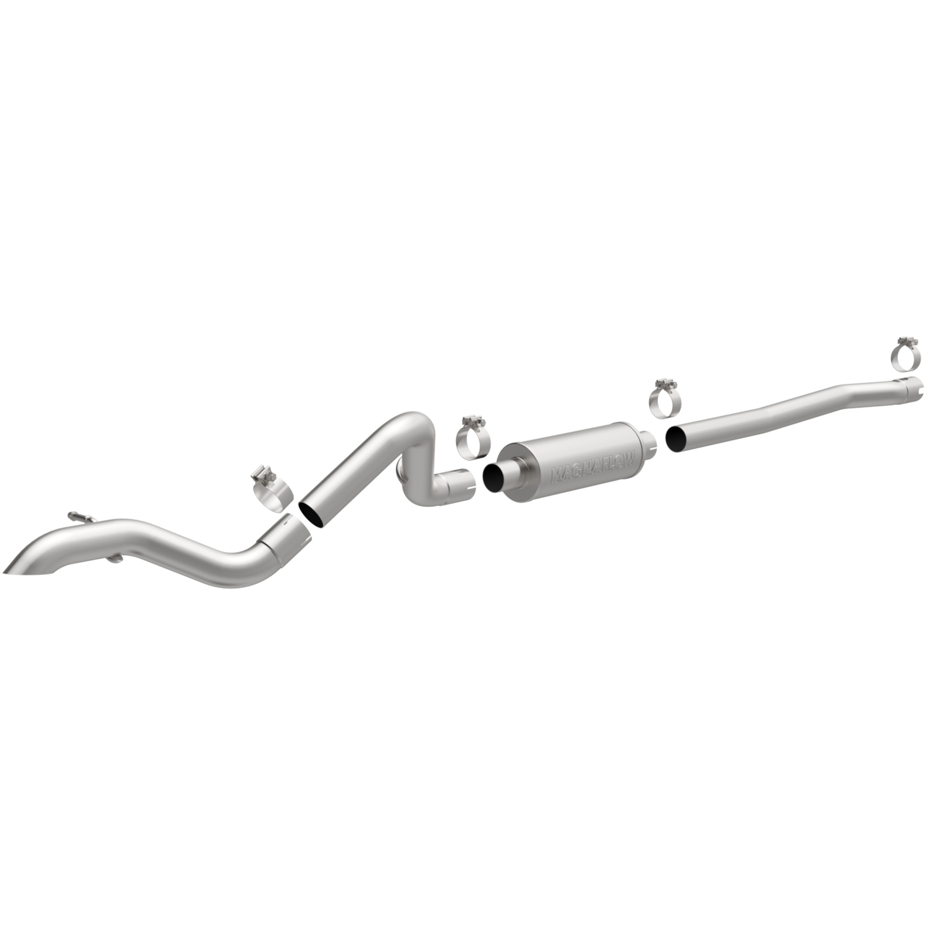 MagnaFlow Exhaust Products 15237 Rock Crawler Series Stainless Cat-Back System